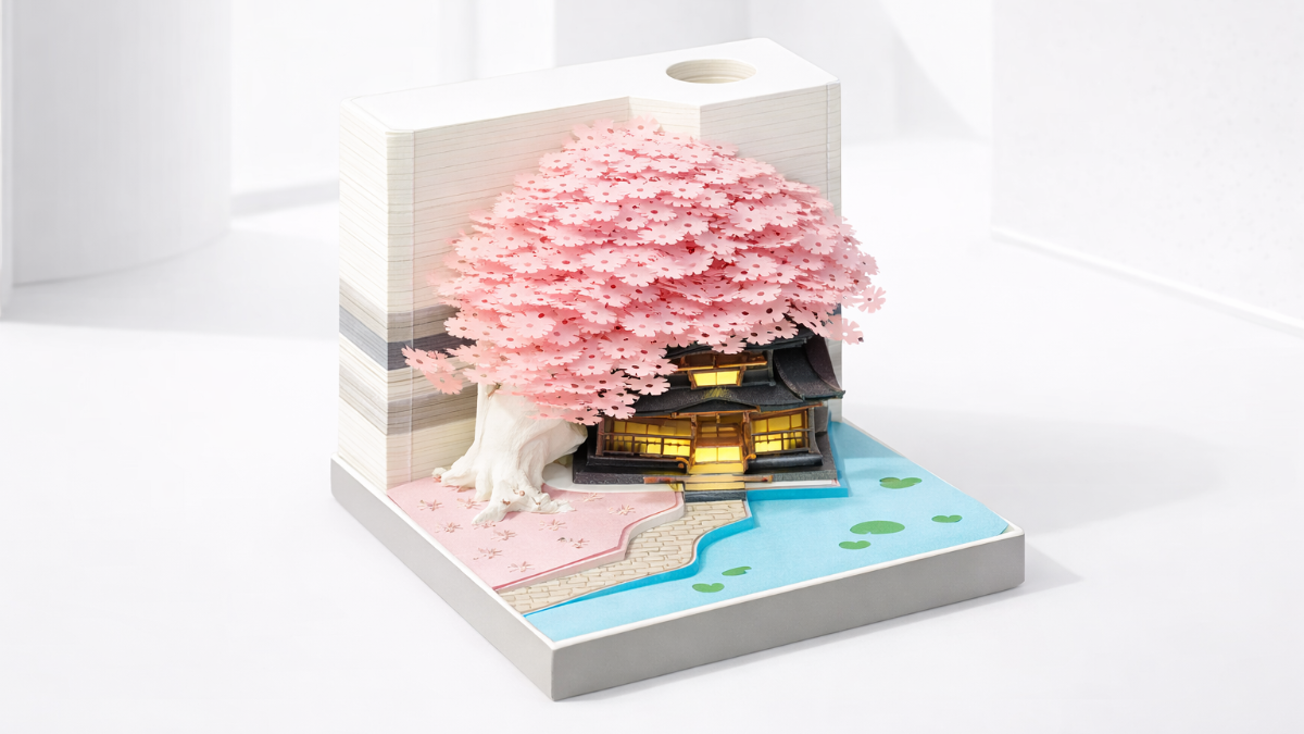 3D立體便條紙，讓創意文具成為兼具藝術與實用的特色禮品