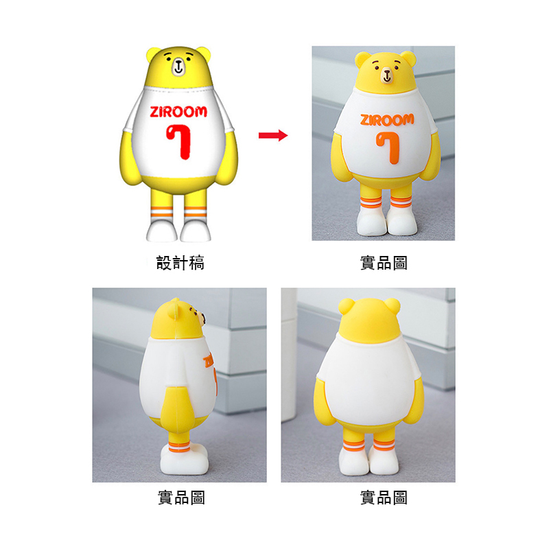 客製3D軟膠鑰匙圈